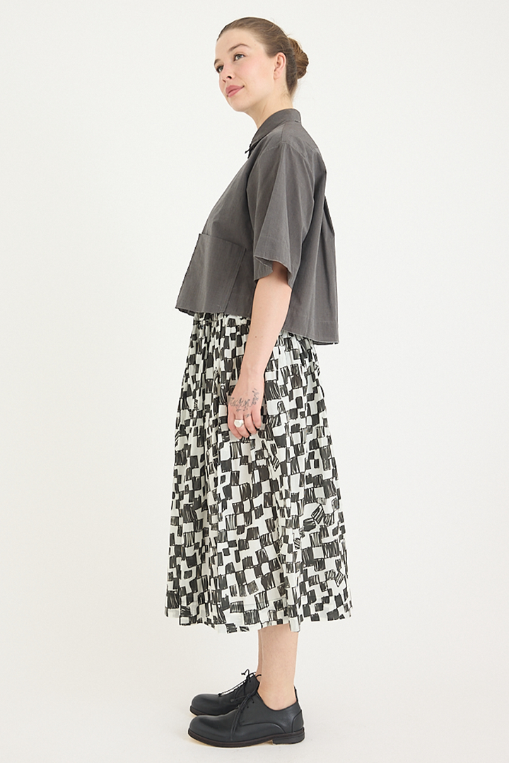 Toogood - The Dancer Skirt - Chequerboard