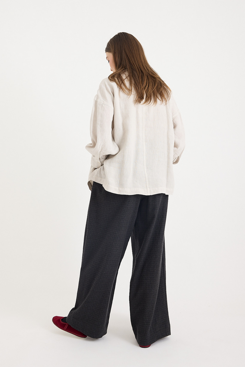 Toast - Garment Dyed Linen Oversized Shirt