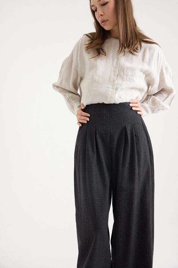 Toast - Cotton Wool Pleat Front Trousers