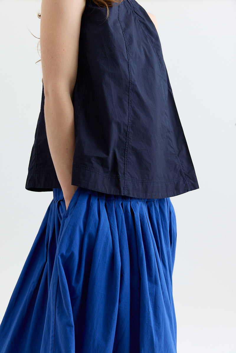 Toast - Panelled Cotton Poplin Top