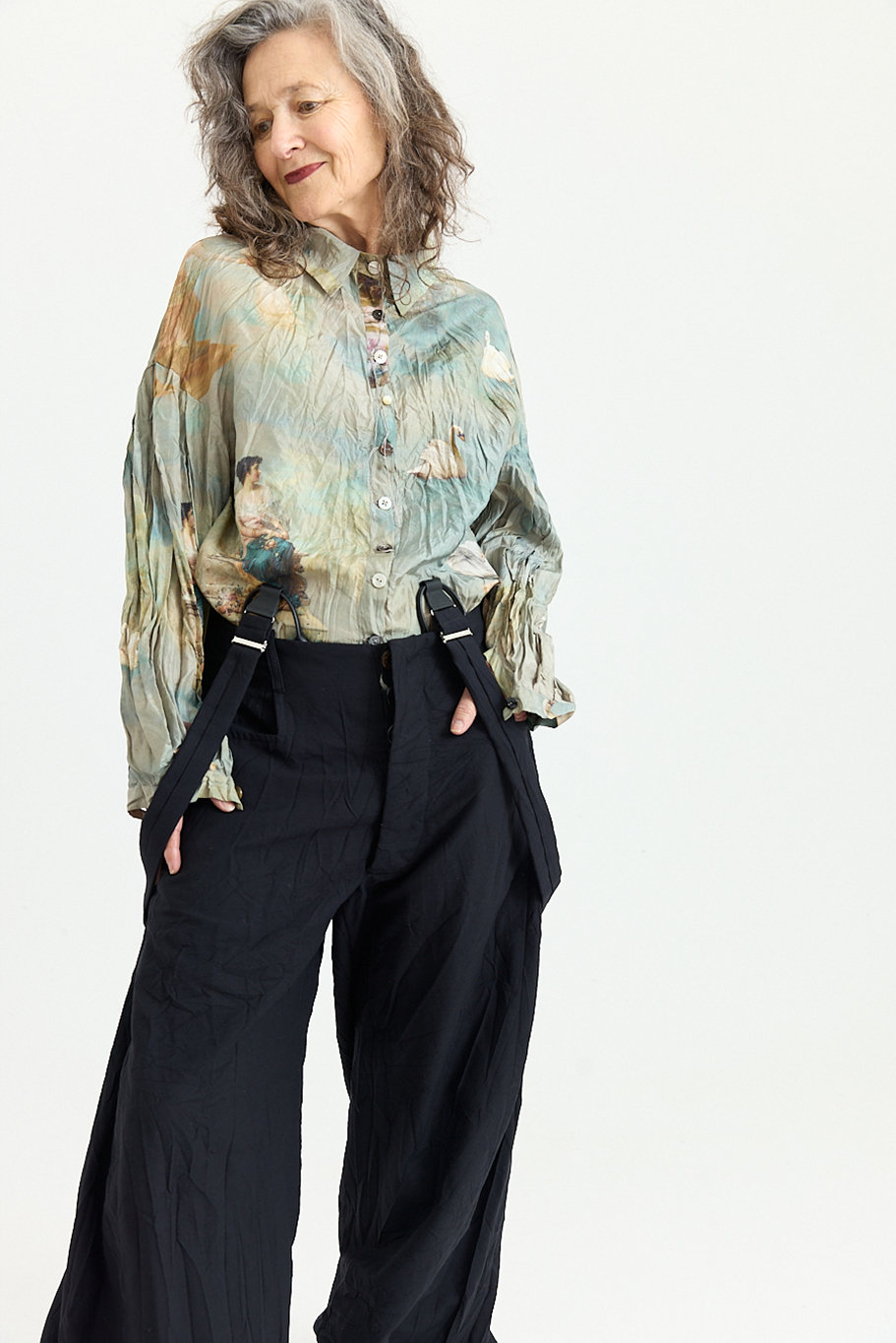 Archivio J.M. Ribot - Trousers with Suspenders