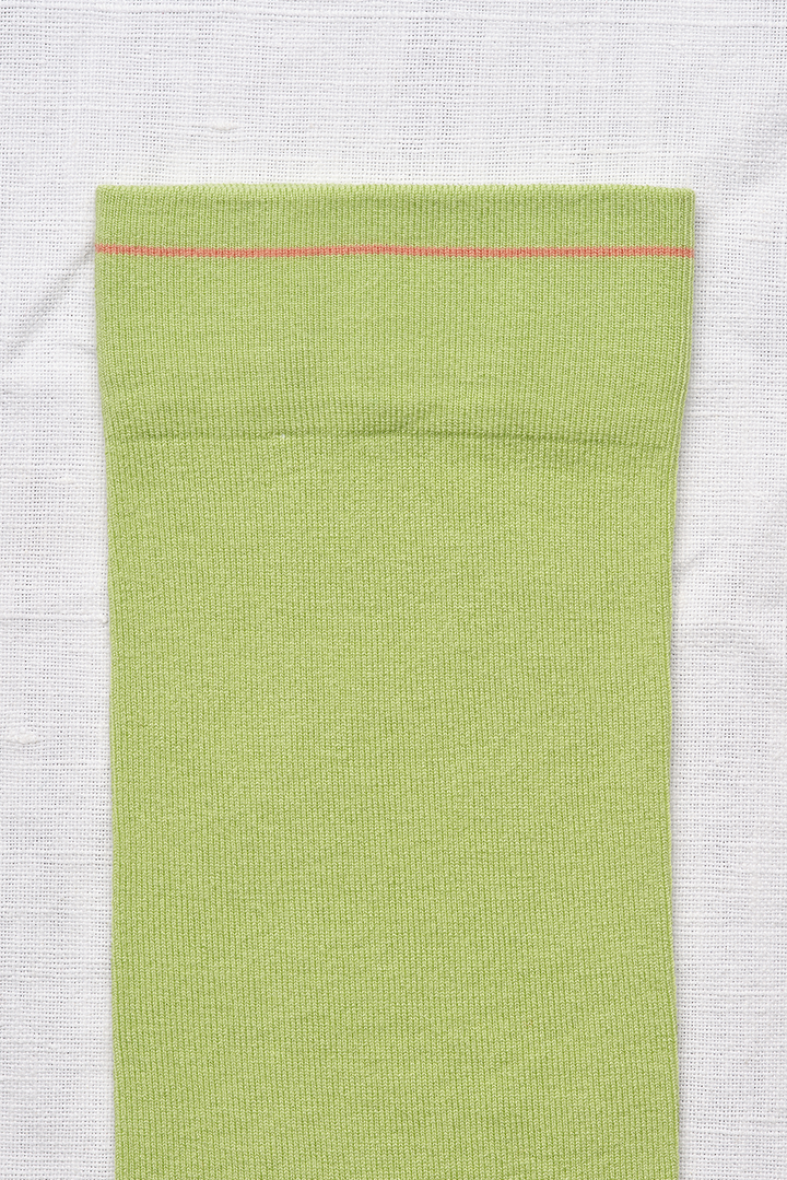 Bonne Maison Socks - Uni Lime