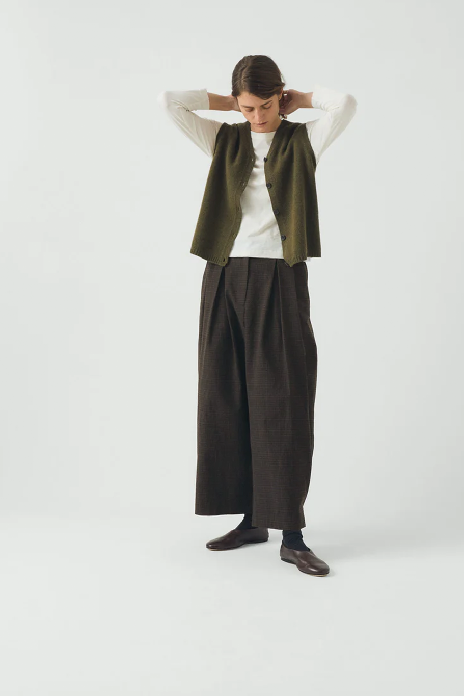 Toast - V Neck Wool Cashmere Tank