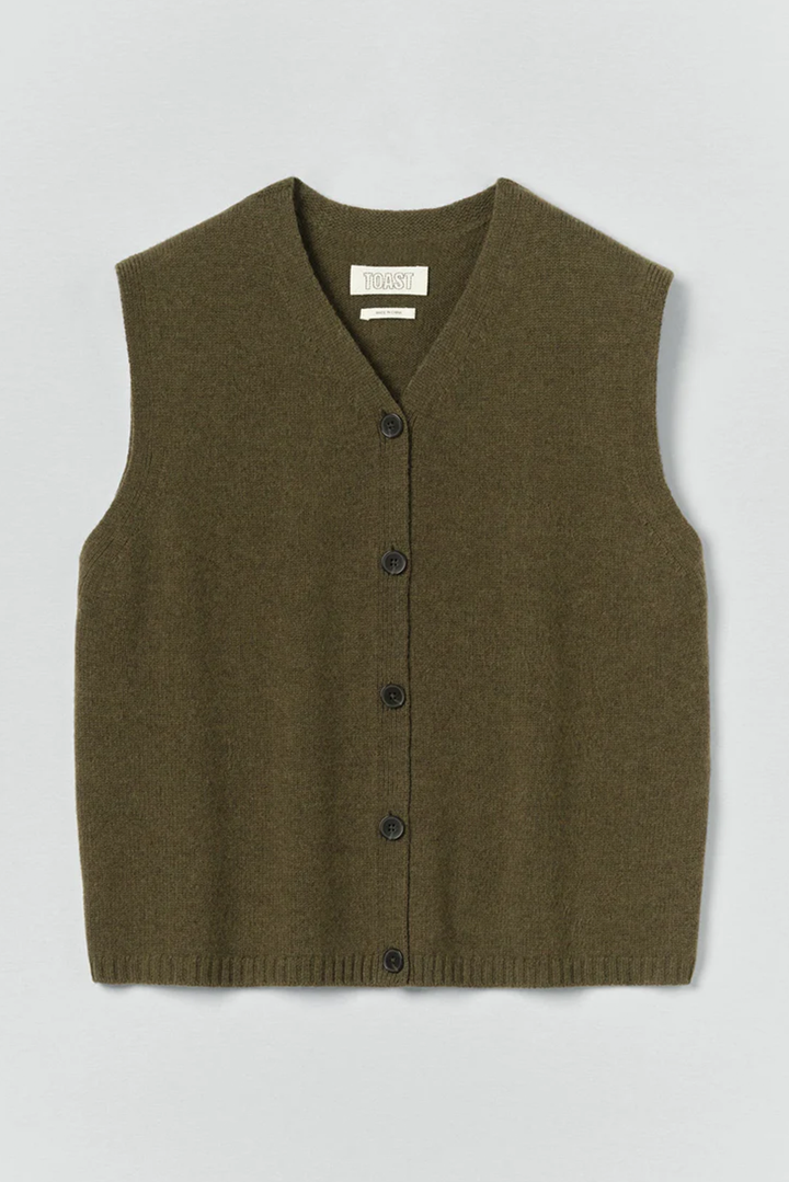 Toast - V Neck Wool Cashmere Tank