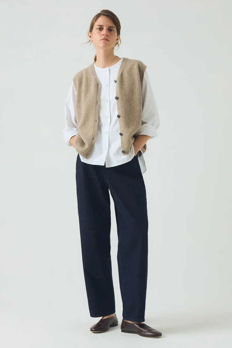 Toast - V Neck Wool Cashmere Tank