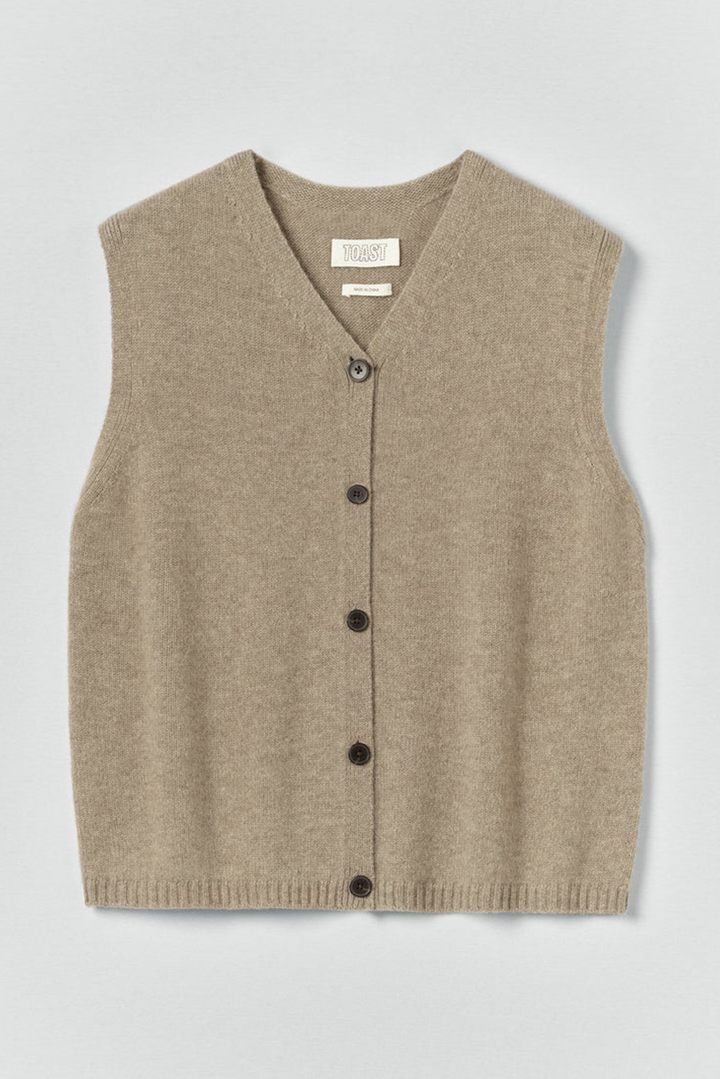 Toast - V Neck Wool Cashmere Tank