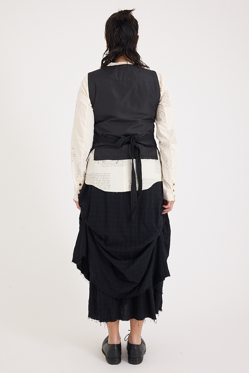 Aleksandr Manamis - Vest - Checked Black