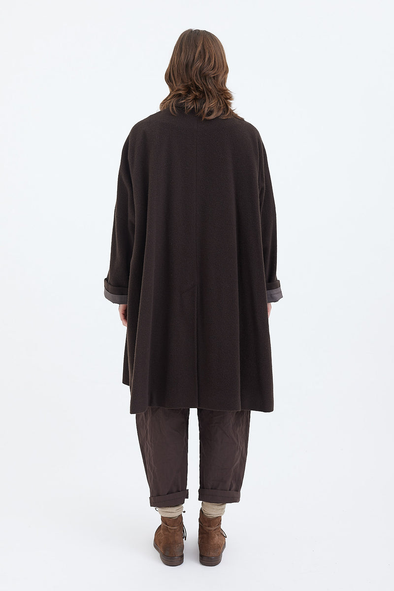 Apuntob - Virgin Wool Cashmere Coat - P1738/TS722