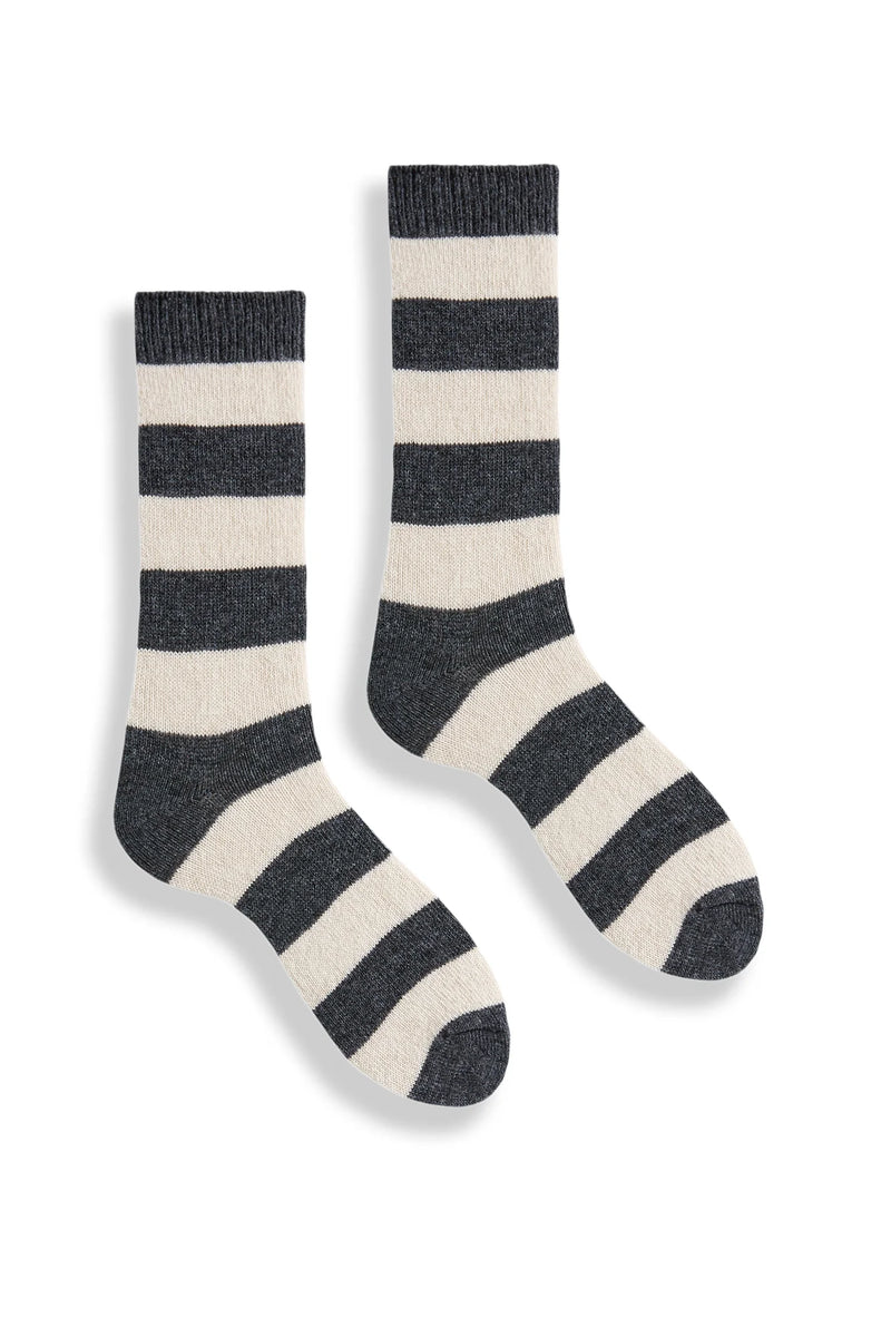 Lisa B - Rugby stripe crew socks