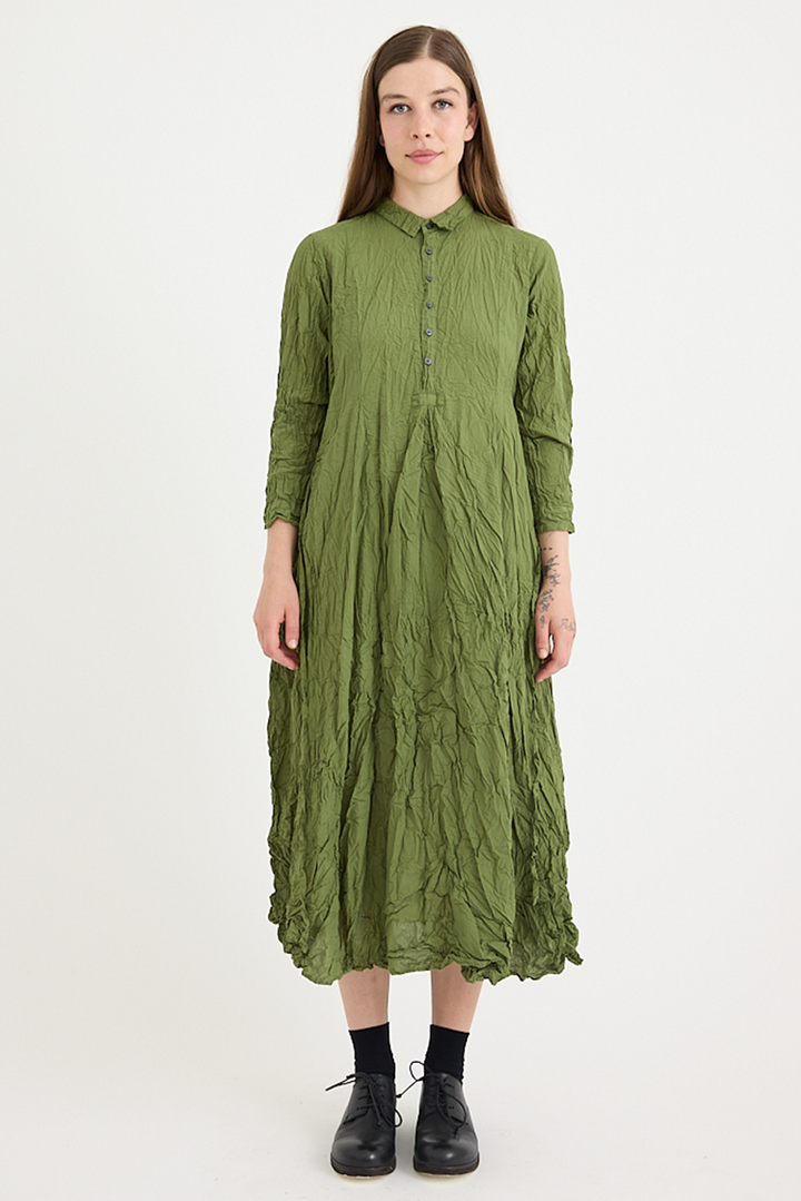 Pas De Calais - Washed Cotton Crinkle Dress