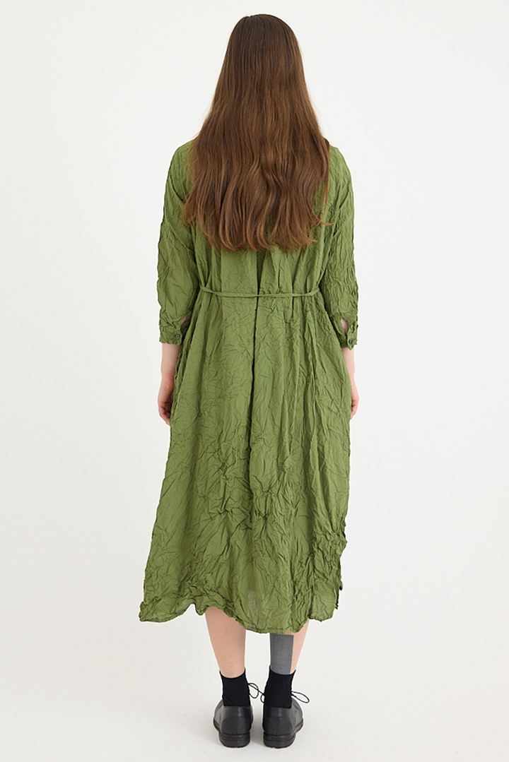 Pas De Calais - Washed Cotton Crinkle Dress