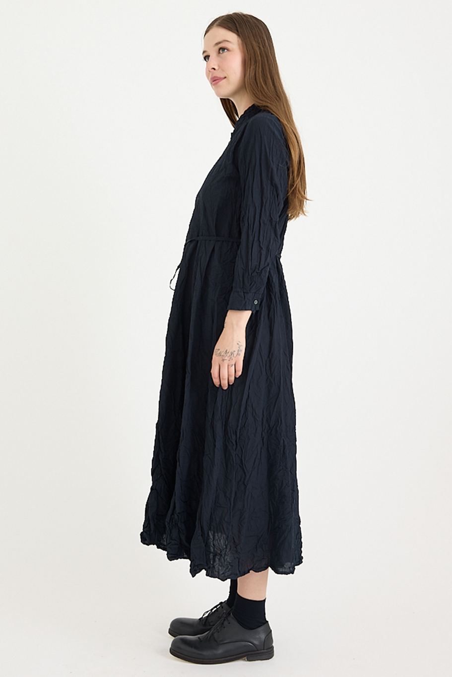 Pas De Calais - Washed Cotton Crinkle Dress