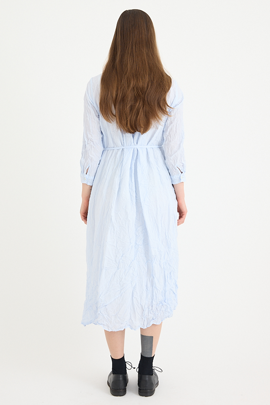 Pas De Calais - Washed Cotton Crinkle Dress