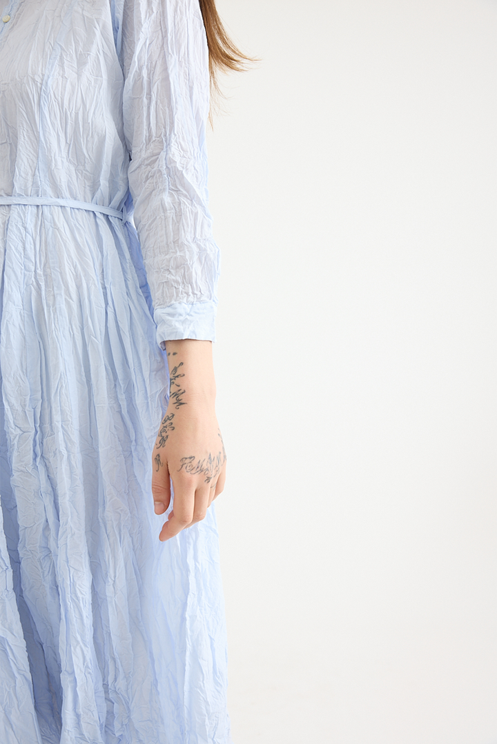 Pas De Calais - Washed Cotton Crinkle Dress