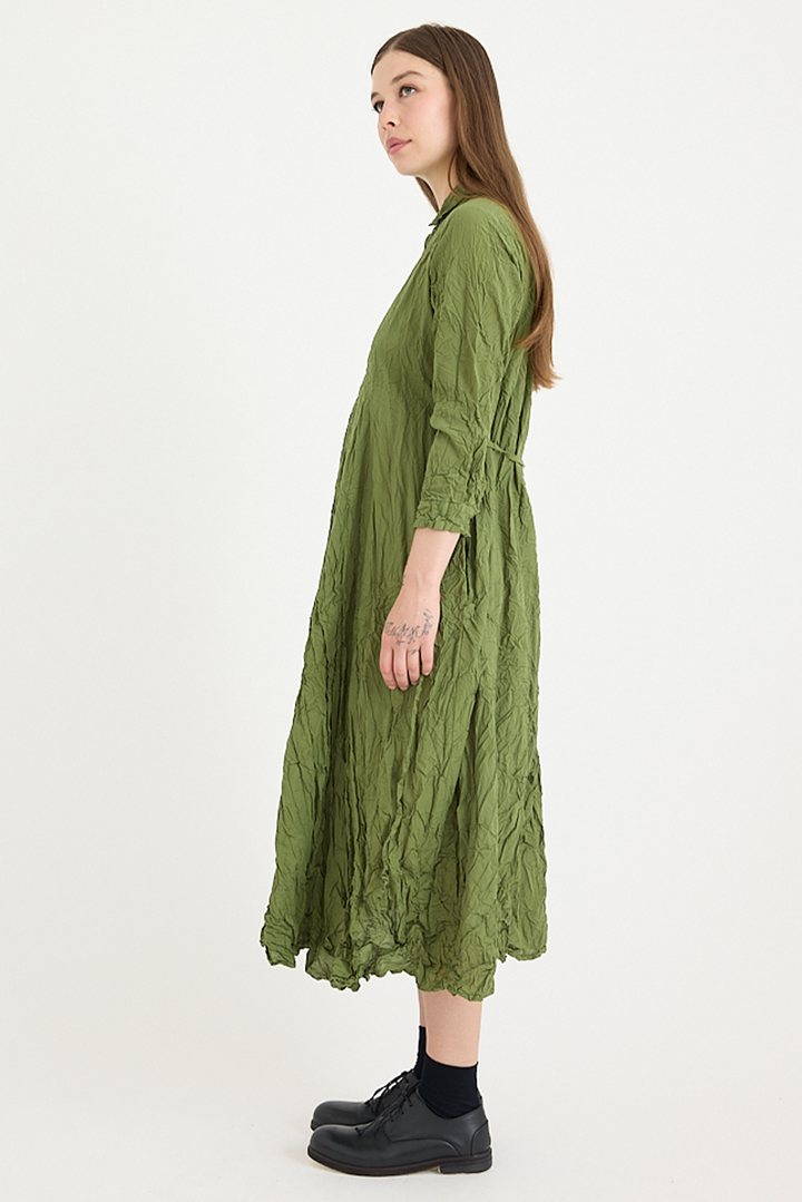 Pas De Calais - Washed Cotton Crinkle Dress
