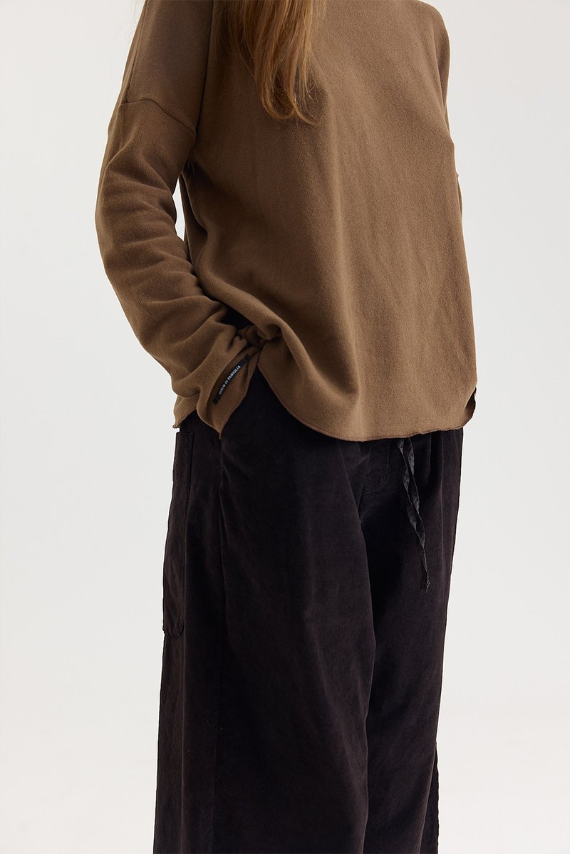 Album di Famiglia - Wide & Short Trousers in Velvet