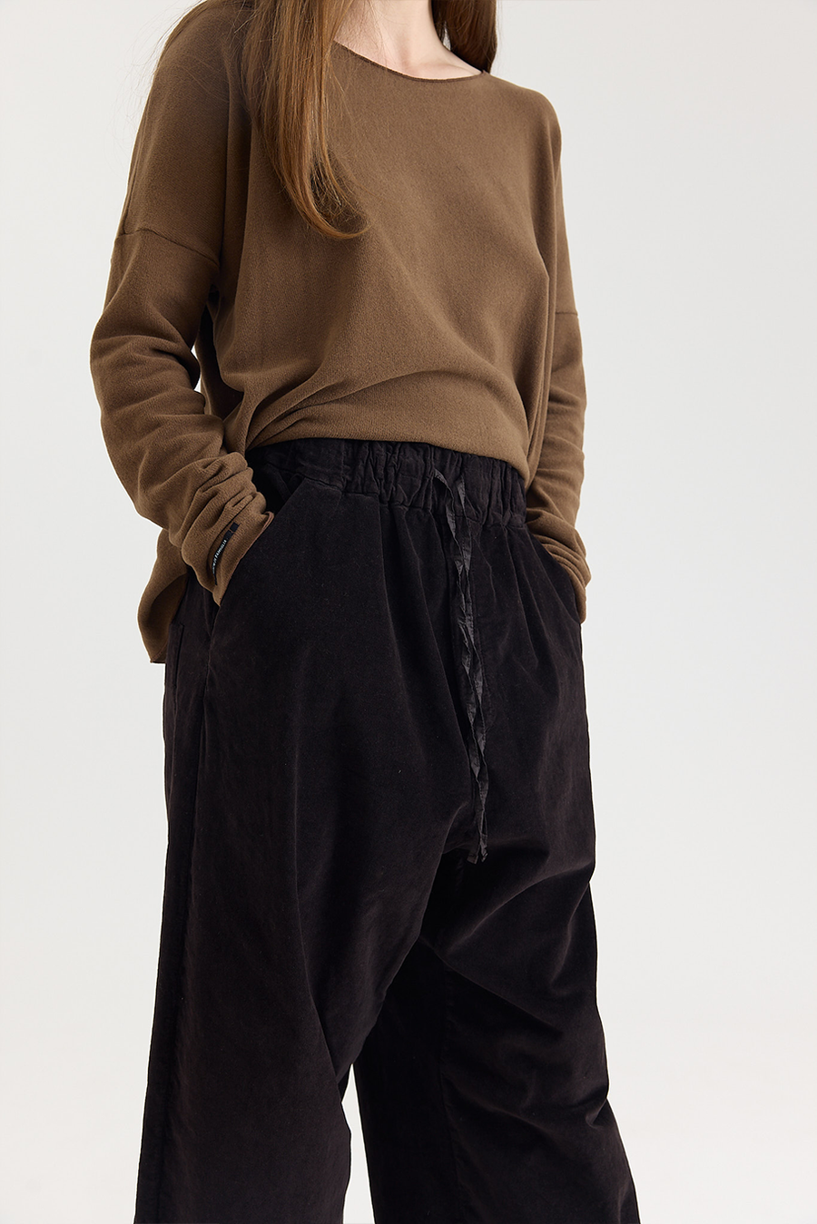 Album di Famiglia - Wide & Short Trousers in Velvet – Scarlet Jones