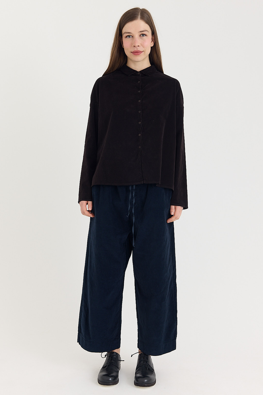 Album di Famiglia - Wide & Short Trousers in Velvet – Scarlet Jones