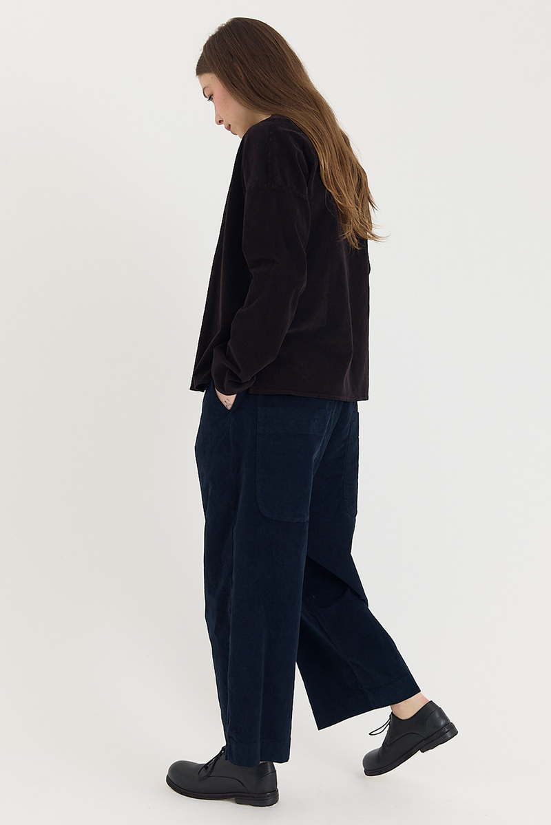 Album di Famiglia - Wide & Short Trousers in Velvet