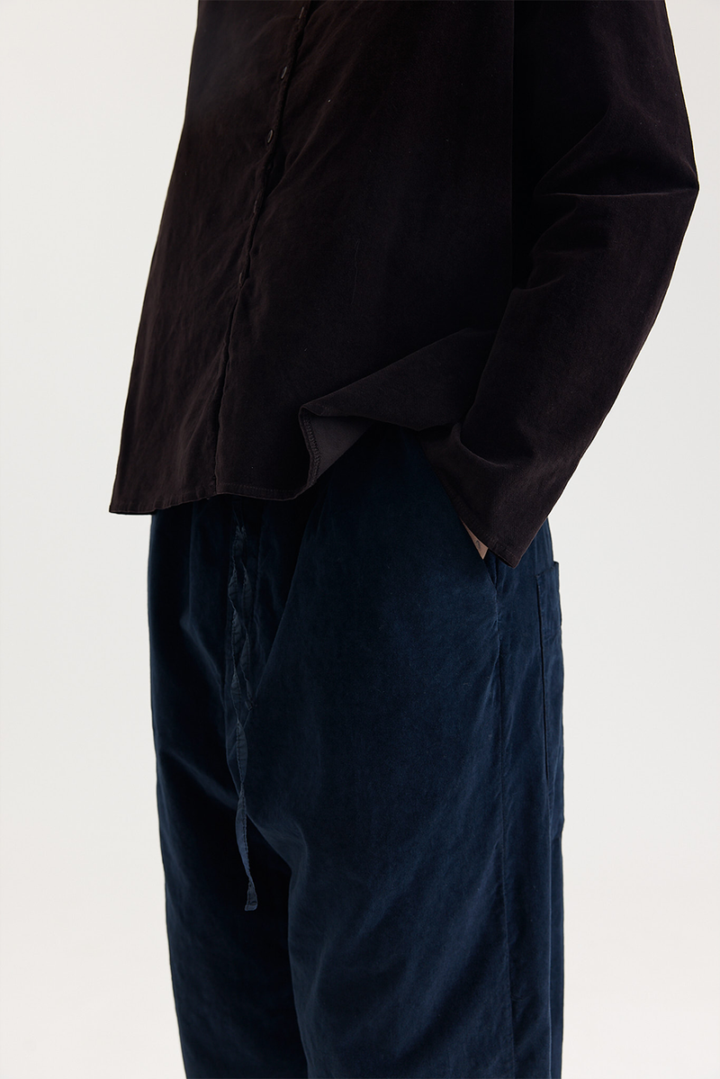 Album di Famiglia - Wide & Short Trousers in Velvet