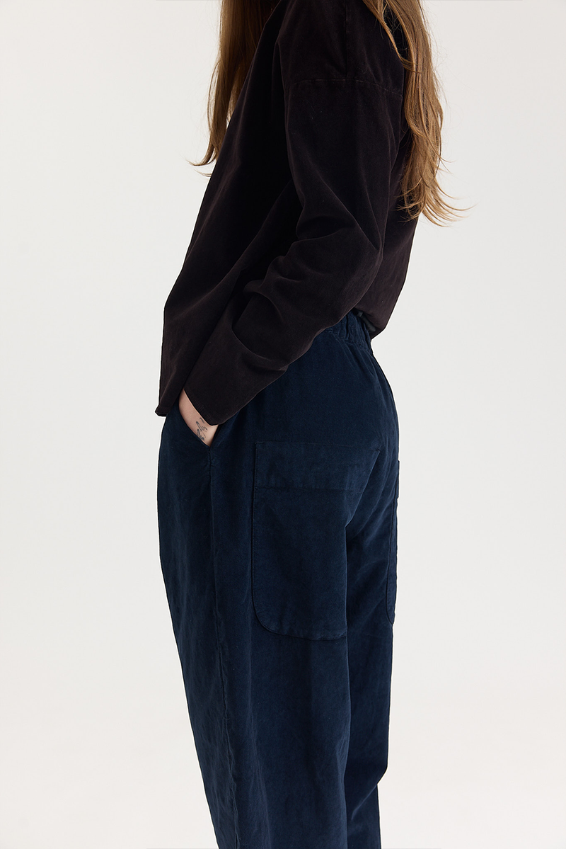Album di Famiglia - Wide & Short Trousers in Velvet
