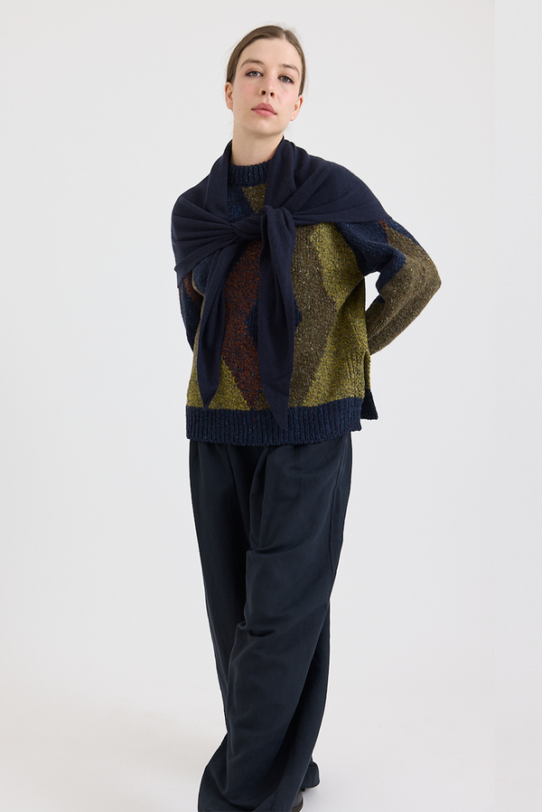 Toast - Wool Cashmere Large Bandana