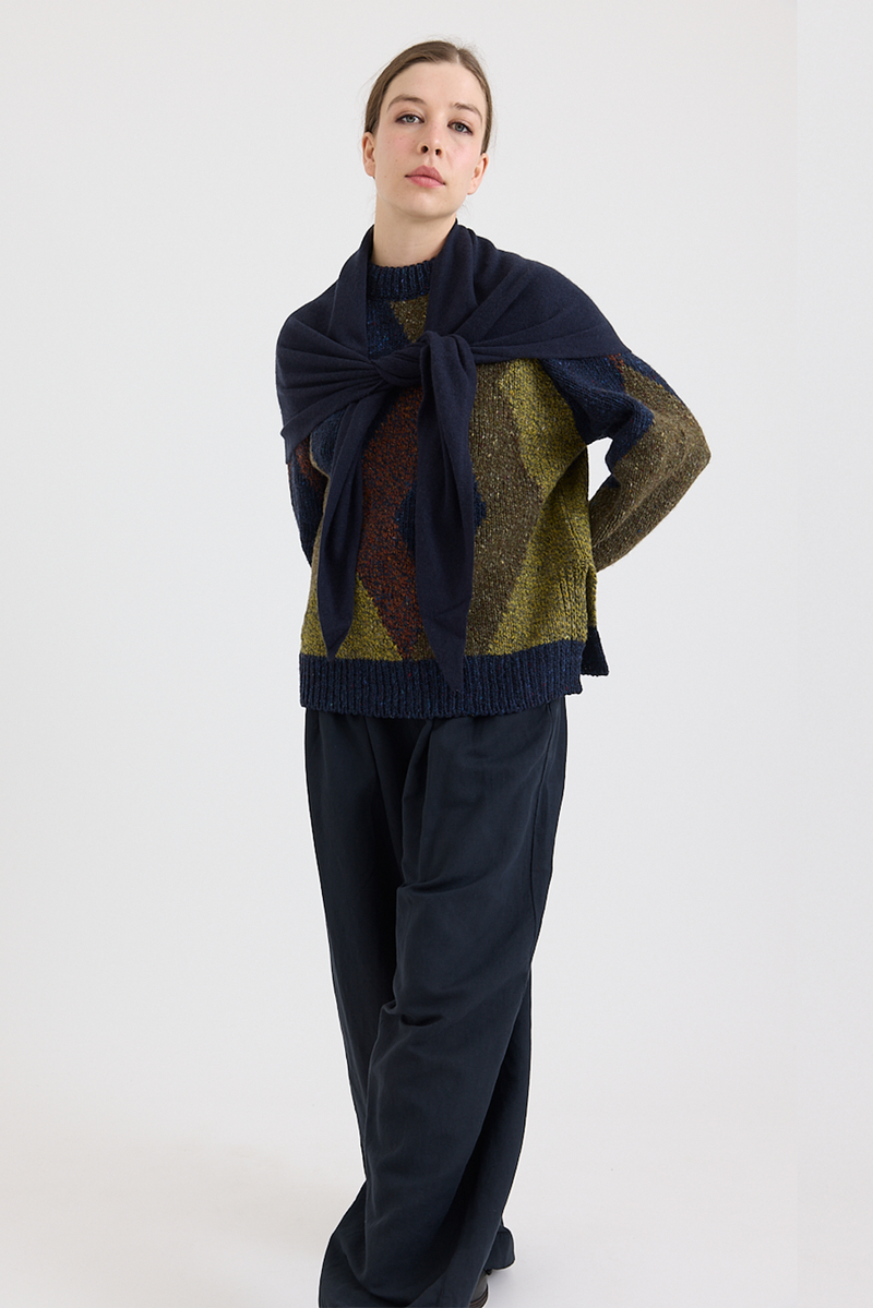 Toast - Wool Cashmere Large Bandana