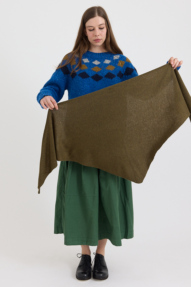 Toast - Wool Cashmere Large Bandana