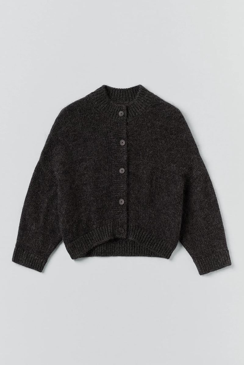Toast - Wool Mohair Round Cardigan