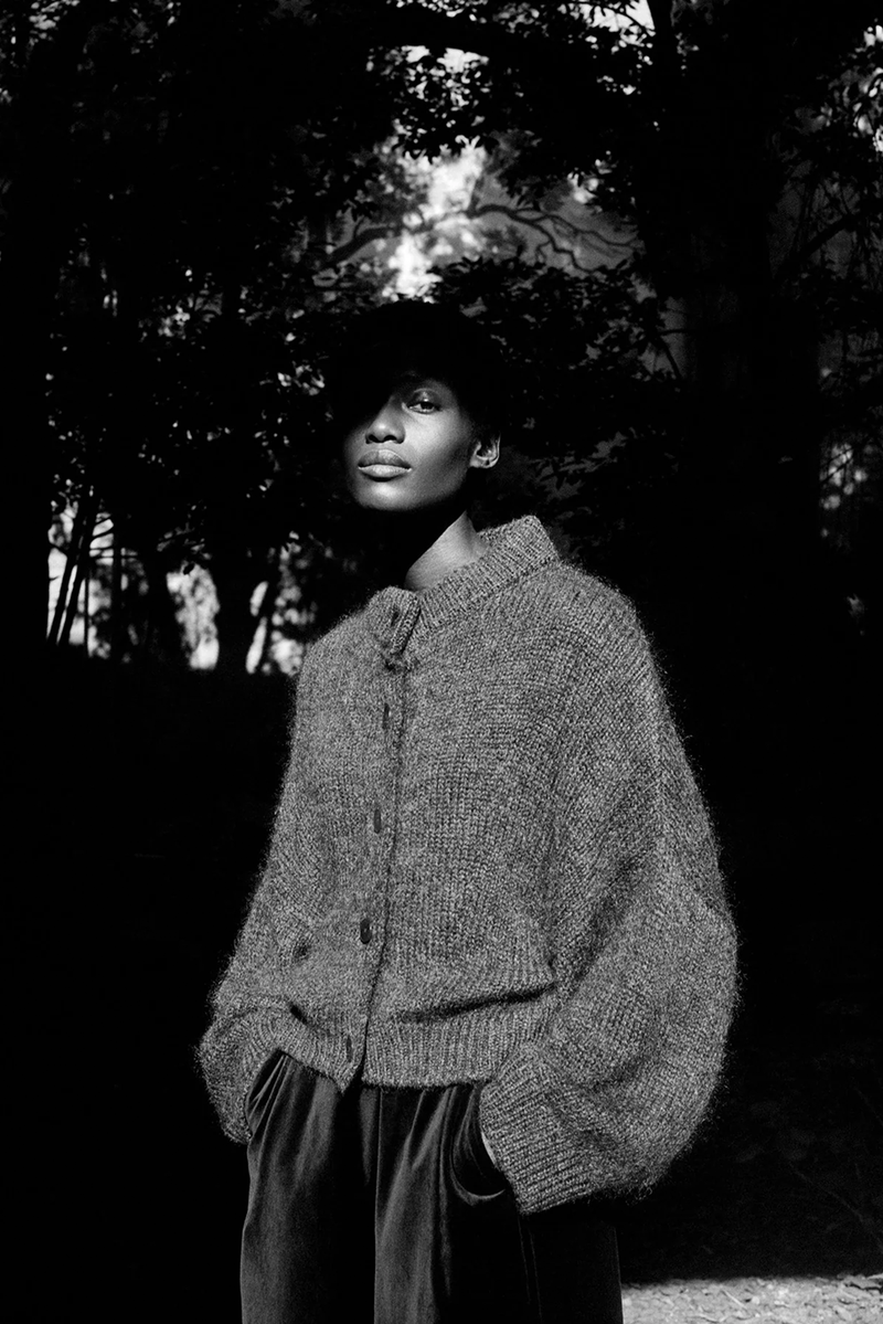 Toast - Wool Mohair Round Cardigan