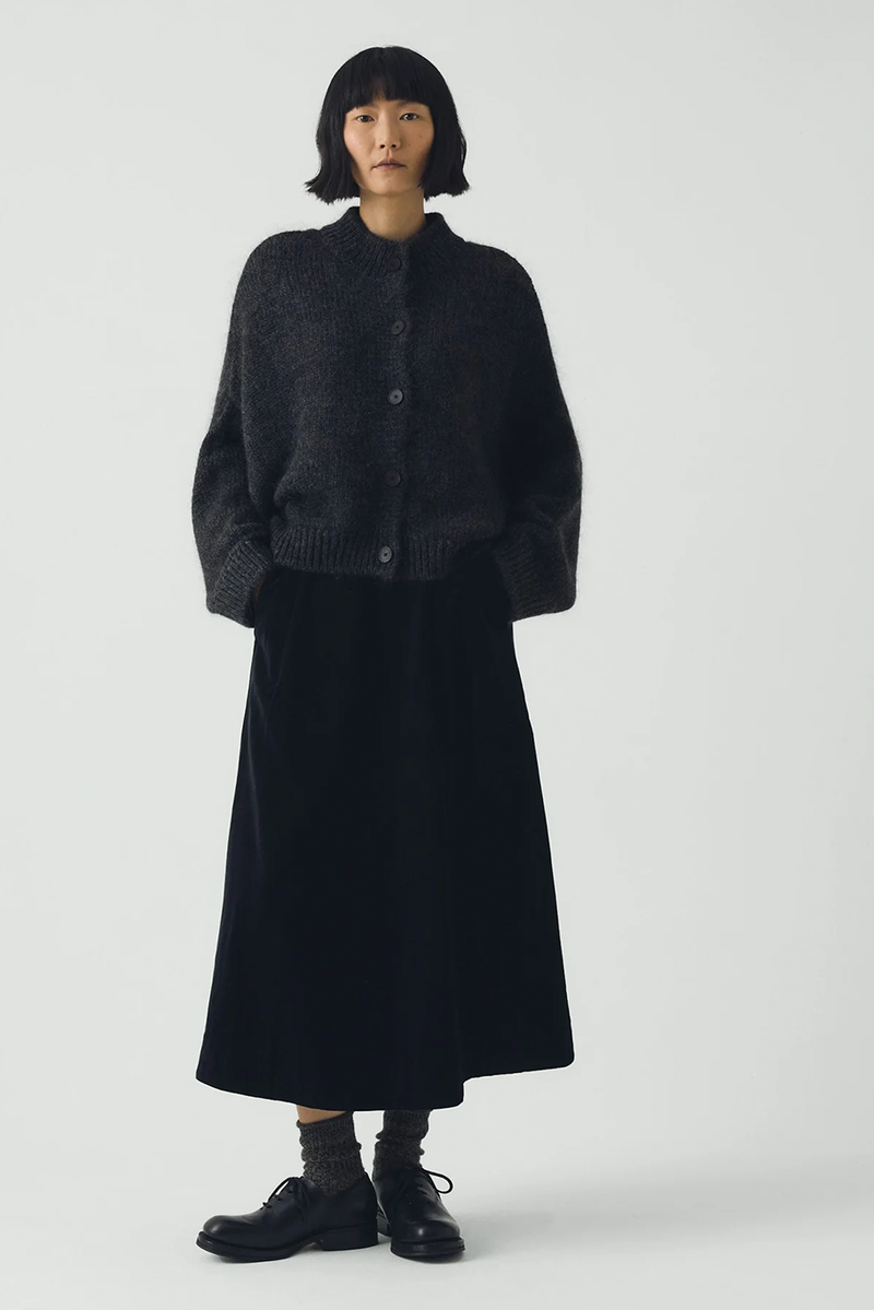 Toast - Wool Mohair Round Cardigan