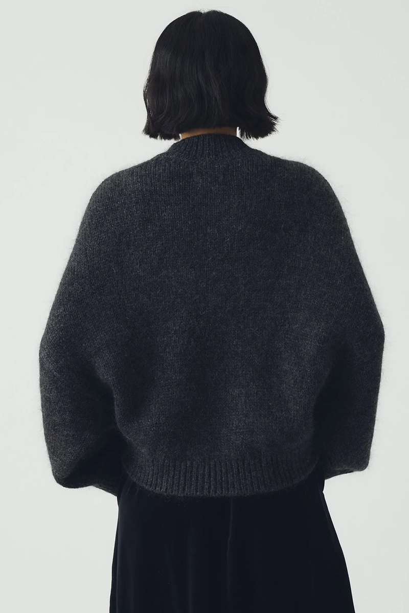 Toast - Wool Mohair Round Cardigan
