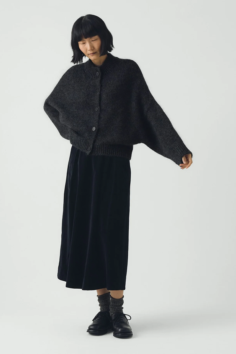 Toast - Wool Mohair Round Cardigan