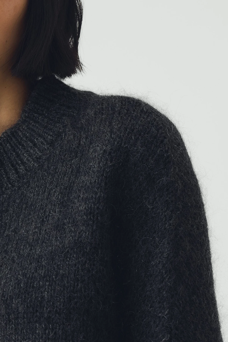 Toast - Wool Mohair Round Cardigan