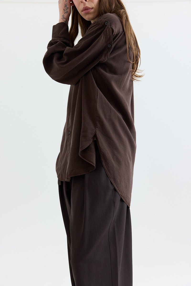 Wright + Doyle - Hand Tie Shirt - Cacao