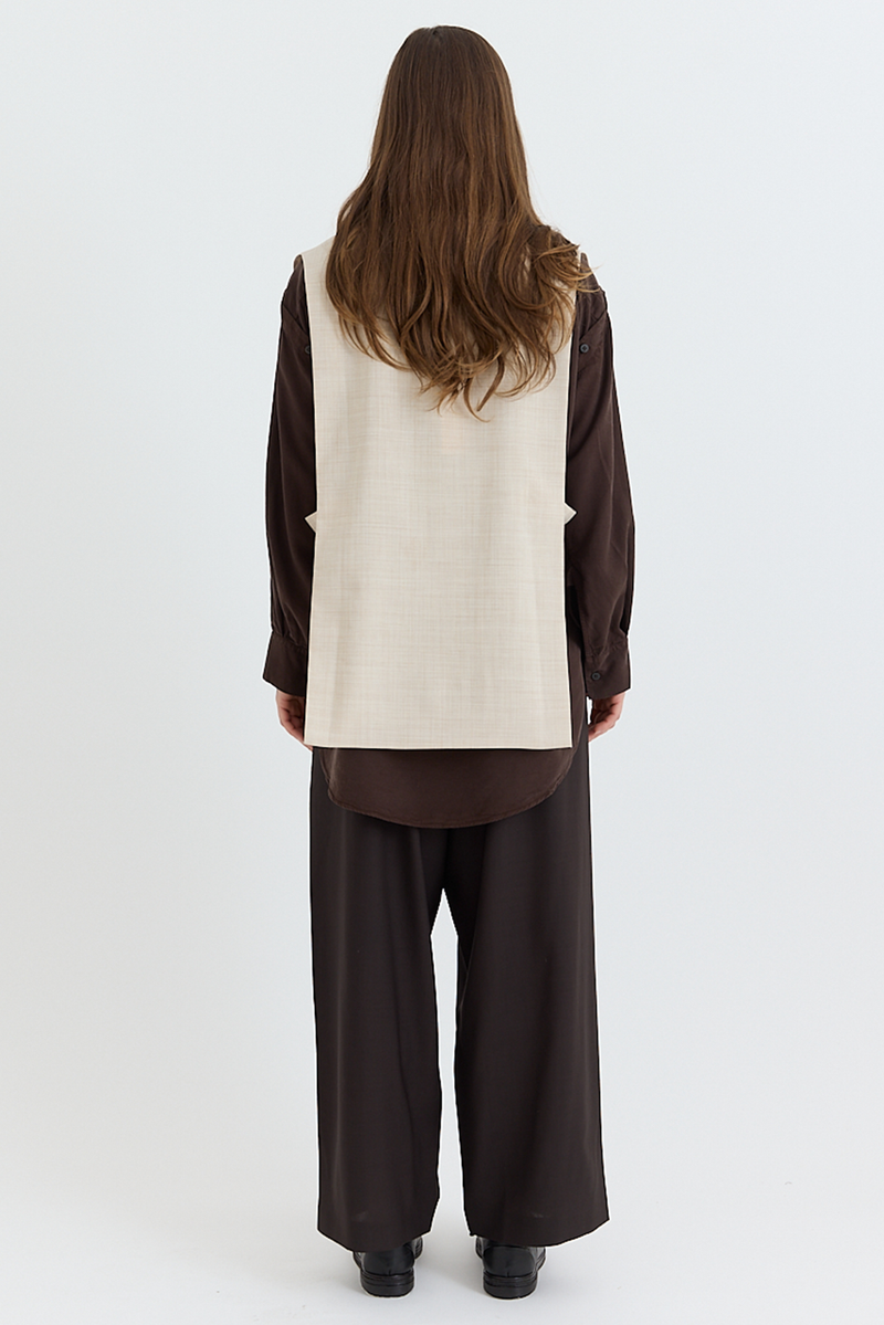 Wright + Doyle - Tailored Vest - Hay