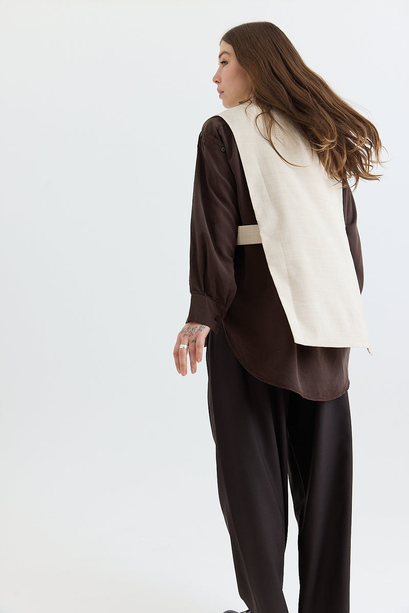 Wright + Doyle - Tailored Vest - Hay