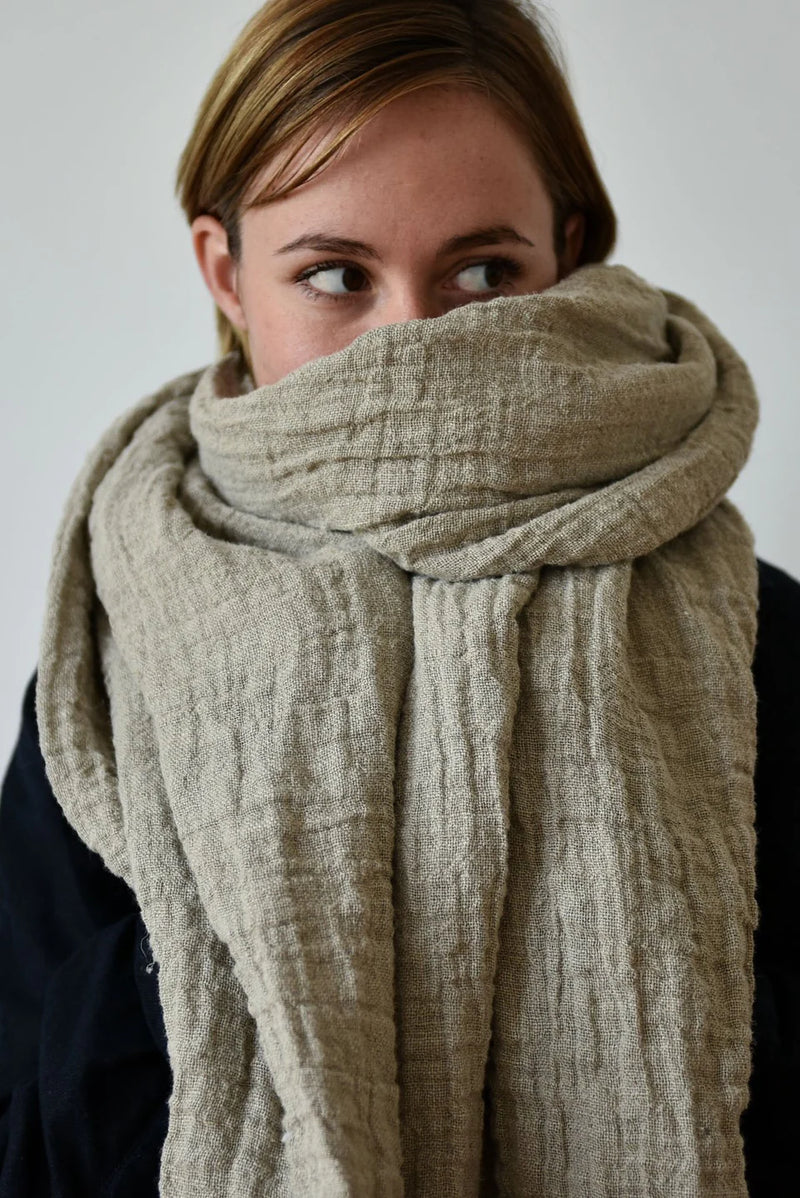 Metta - XL Scarf - Rustic Linen