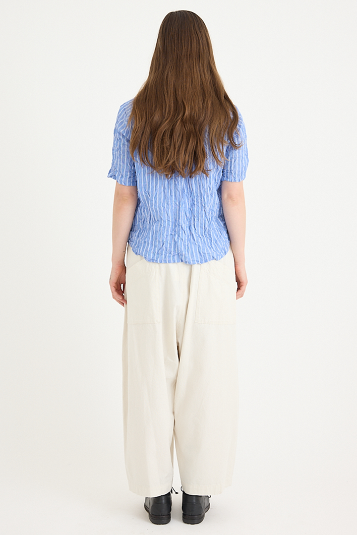 Pas De Calais - Yarn Dye Oxford Relax Pants