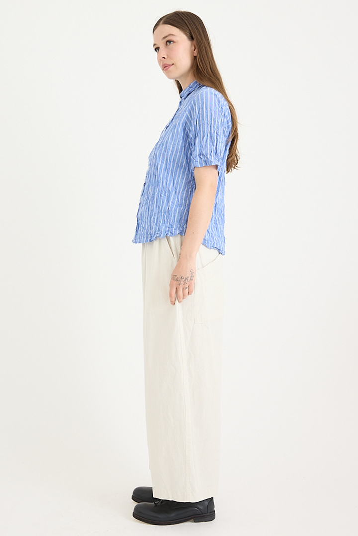 Pas De Calais - Yarn Dye Oxford Relax Pants