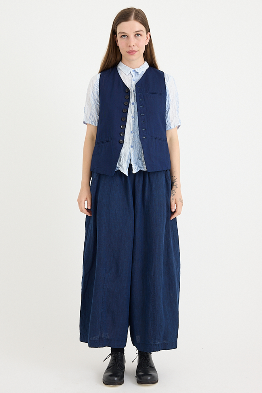 Pas De Calais - Yarn Dye Oxford Vest