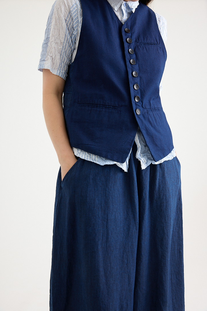 Pas De Calais - Yarn Dye Oxford Vest