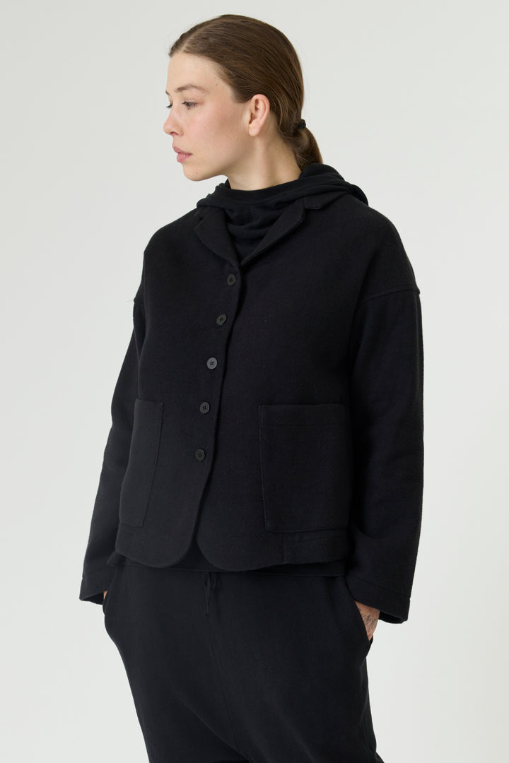 Album di Famiglia - Soft Loose Blazer C - Black