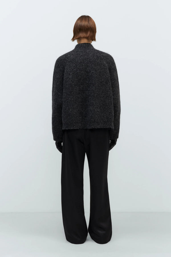 Cordera - Baby Alpaca Cardigan - Anthracite