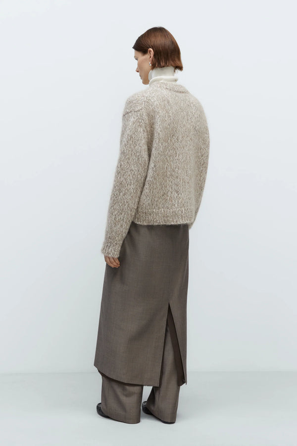 Cordera - Chunky Sweater - Brown Melange