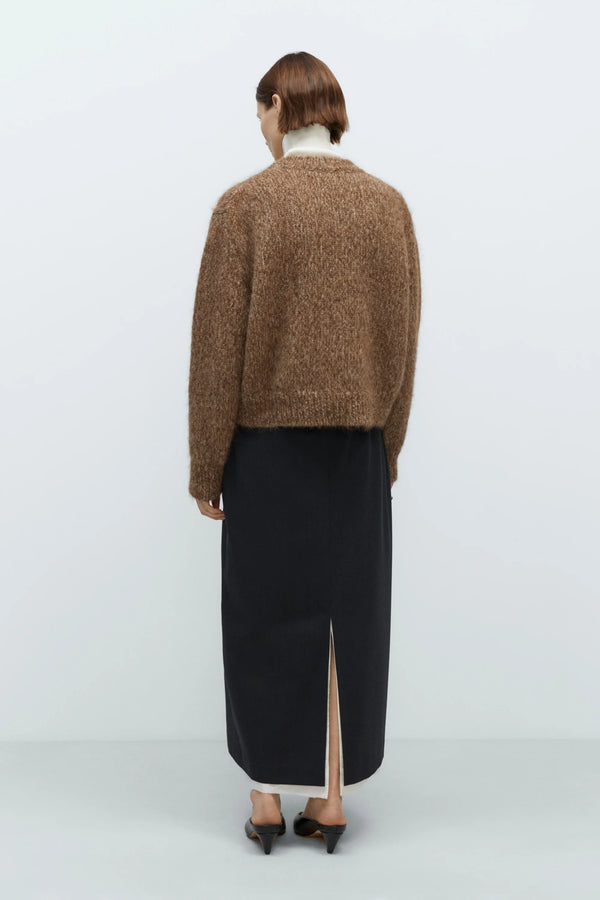 Cordera - Chunky Sweater - Brown Melange