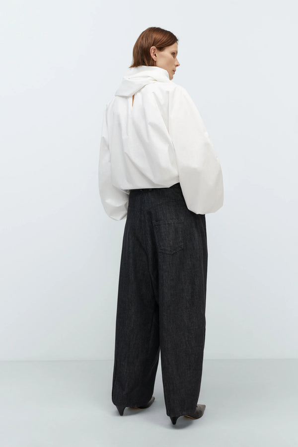 Cordera - Denim Baggy Pants - Black