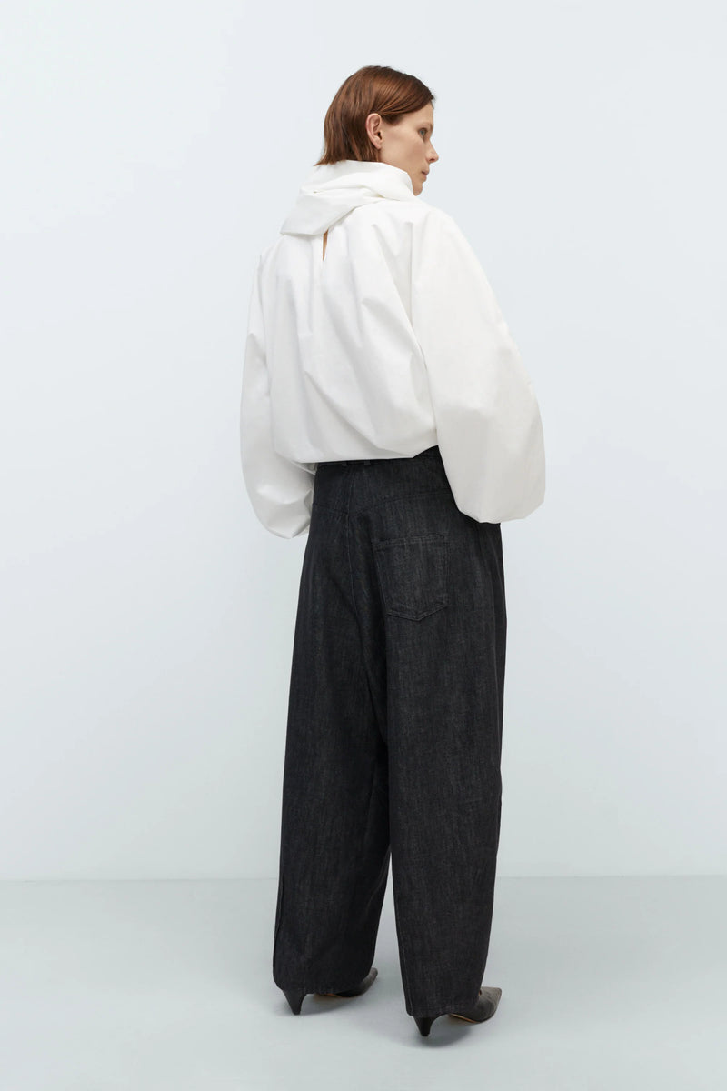 Cordera - Denim Baggy Pants - Black
