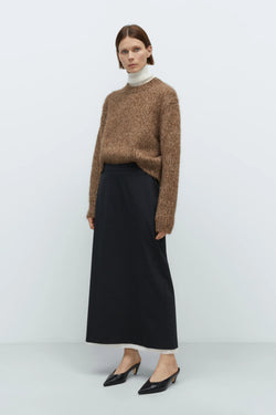 Cordera - Tailoring Long Skirt - Anthracite