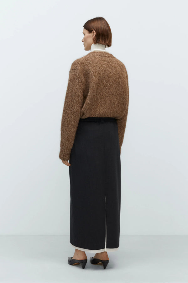 Cordera - Tailoring Long Skirt - Anthracite